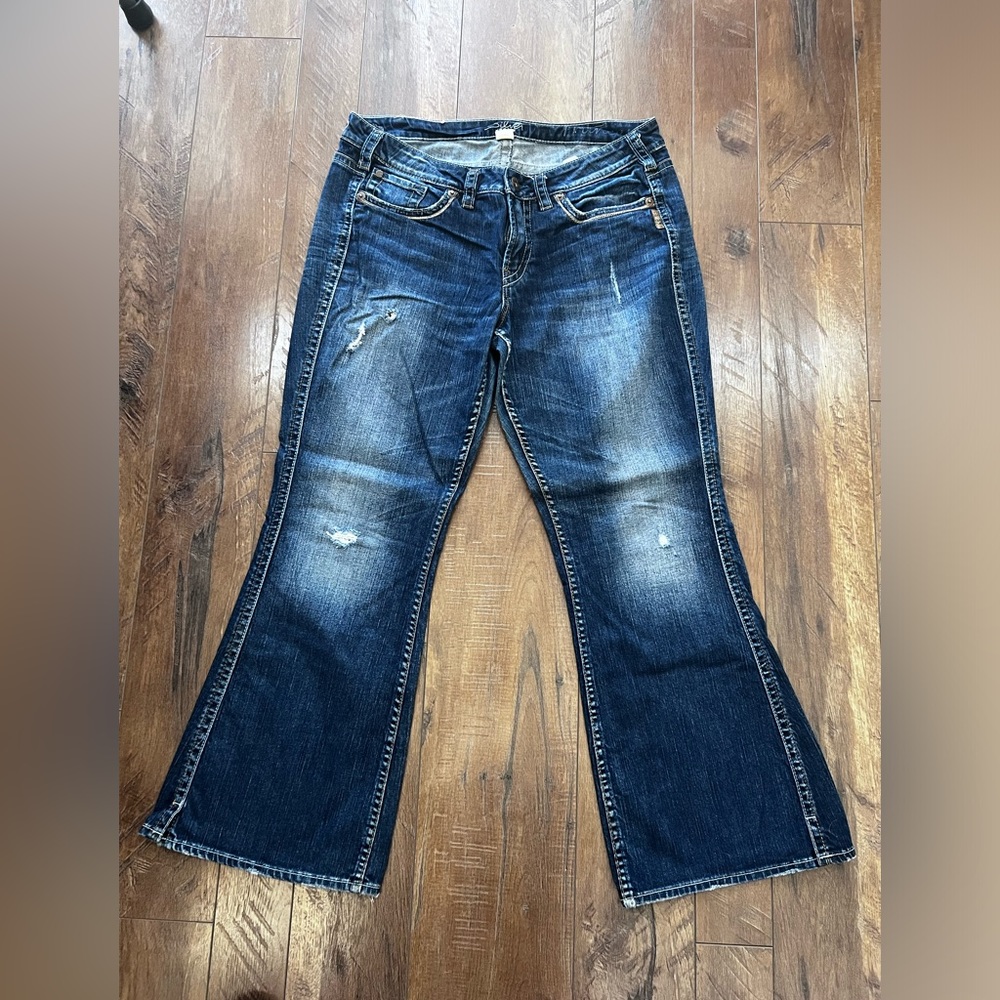Silver Frances Flare Jeans